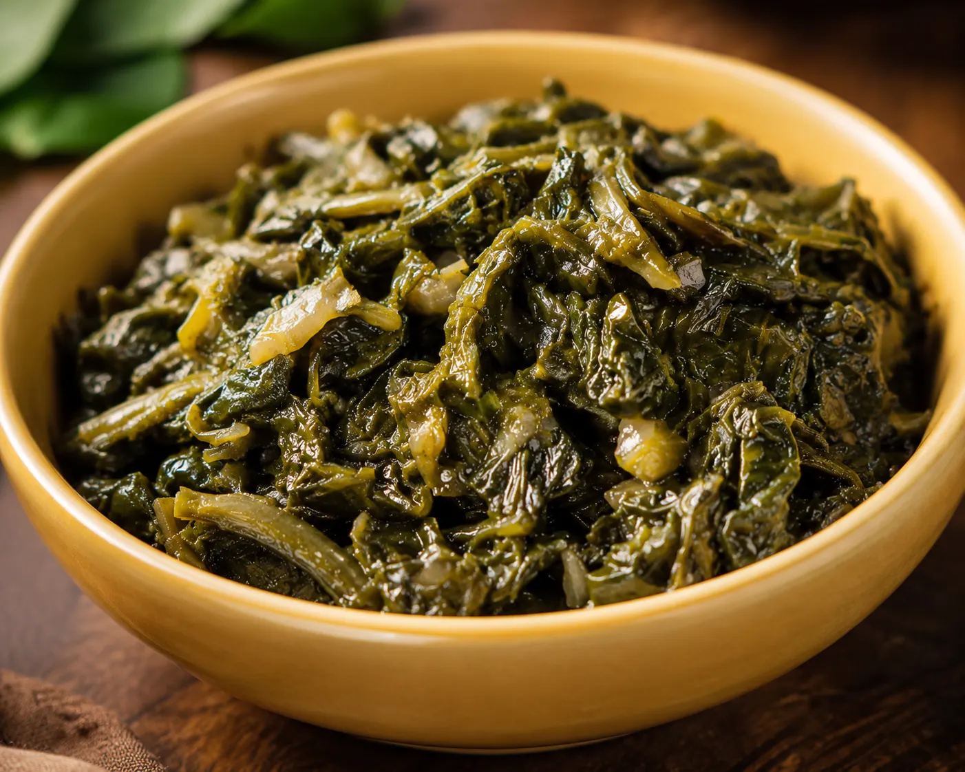 Gomen be sega, tender brisket with collard greens and spiced butter, at Baro in Winnipeg